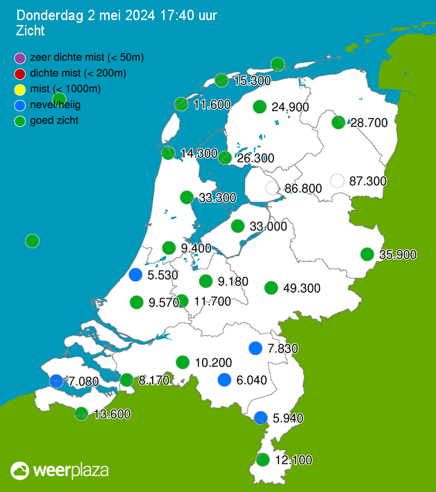 Klik voor actueel zicht in Nederland